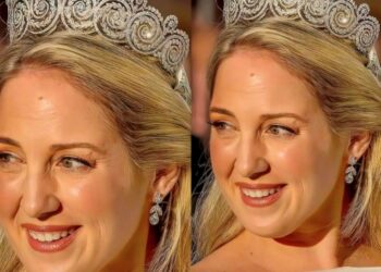 Θεοδώρα: Το εντυπωσιακό νυφικό από Ελληνίδα σχεδιάστρια παγκοσμίου φήμης – Η επώνυμη τιάρα και το ιστορικό πέπλο