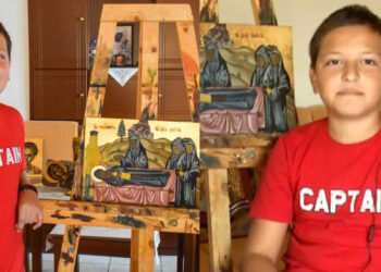 Ο 11χρονος Θεοφάνης από την Πρέβεζα έχει μοναδικό ταλέντο στην αγιογραφία – Έχει δημιουργήσει πάνω από 200 έργα