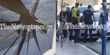 Ο κακός χαμός με ζευγάρι – Πλακώθηκε στο ξύλο δημόσια, έπεσαν πάνω σε τζαμαρία χρυσοχοείου – Κάλεσαν την ομάδα ΔΙΑΣ