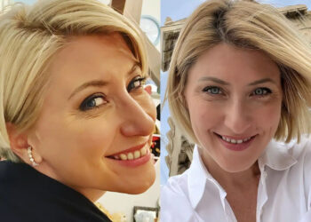 Φόρεσε γαλάζιο σαν «γαλαζοαίματη»: Θάμπωσε τους πάντες με την ομορφιά της η Σία Κοσιώνη στο Καλλιμάρμαρο με την μεγαλόπρεπη εμφάνιση της