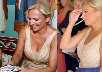 Η βάπτιση του εγγονού της Χριστίνας Λαμπίρη με νονό τον άντρα της