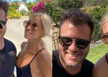 «Είναι η γυναίκα της ζωής μου»: Φουλ ερωτευμένος ο Λάμπης Λιβιεράτος με την κατά 25 χρόνια νεότερη σύντροφό του