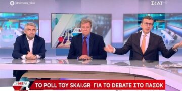 Χαμός με Πορτοσάλτε και Κωνσταντινόπουλο για το poll του ΣΚΑΪ: «Έρχεται στο “μαγαζί” μας και μας προσβάλει;» (video)