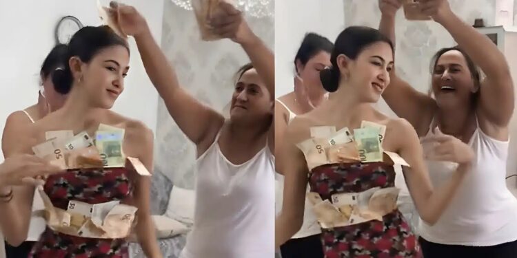 Alldaynews.gr Χαμός σε τσιγγάνικο γάμο στην Ελλάδα – Πεθερά «λούζει» την νύφη με χιλιάδες ευpώ ενώ χορεύει