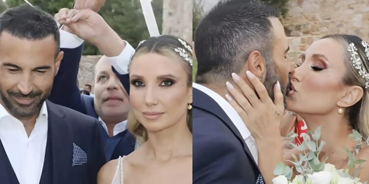Alldaynews.gr Παντρεύτηκαν Κωνσταντίνος Παντζής και Κατερίνα Νάκα σε ένα γάμο «υπερπαραγωγή»