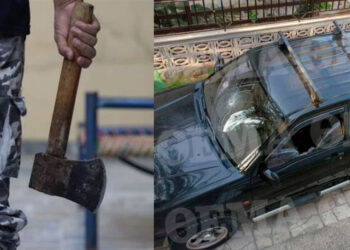 50χρονος χτυπούσε με τσεκούρι τα ΙΧ των γειτόνων του επειδή πίστευε ότι έβαλαν κάμερες σπίτι του