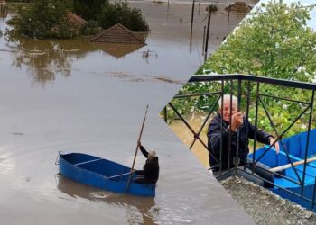 Κακοκαιρία Daniel: Η Μεταμόρφωση θρηνεί για τον ήρωά της που έσωσε 18 συγχωριανούς του με την μπλε βάρκα του – «Τον ευχαριστώ που ζω σήμερα»