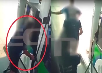 Ο βενζινάς έκανε ότι έβαζε καύσιμο στο ρεζερβουάρ αλλά το έριχνε σε κρυμμένο μπιτόνι