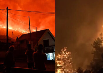 Τραγωδία χωρίς τέλος: Νεκροί δυο εθελοντές – 30 χλμ το μέτωπο της φωτιάς, κάηκαν σπίτια (video)