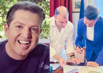 Γιάννης Πουλόπουλος: «Είμαστε το πρώτο gay ζευγάρι που παντρεύτηκε στη Μύκονο και στα δικά σας οι ανύπαντροι»