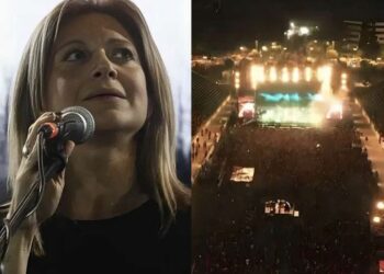 Alldaynews.gr Σείστηκε το στάδιο με τα λόγια της Καρυστιανού: «Απόψε ακουγόμαστε στους ουρανούς»