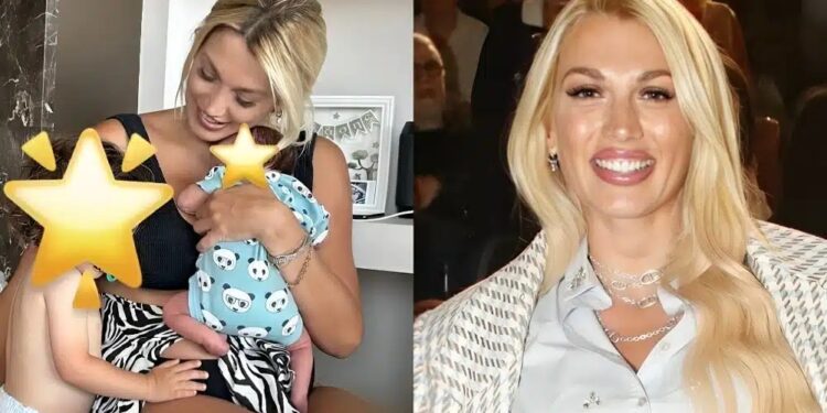 Η απόλυτη ευτυχία: Η Σπυροπούλου ποζάρει για πρώτη φορά και με τους δύο γιους της, Βλάσση και Βασίλη