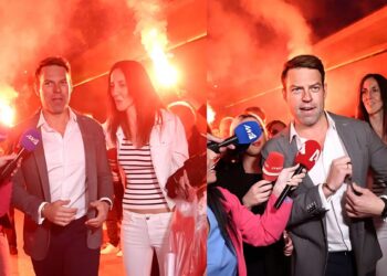 Υποδοχή παγκόσμιου σταρ του ποδοσφαίρου στον Στέφανο Κασσελάκη: Καπνογόνα, συνθήματα και… ύμνος του ΕΑΜ