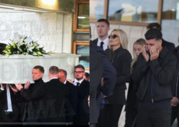 Οδύνη στην κηδεία του Τζόρτζ Μπάλντοκ – Ραγίζουν καρδιές στο ύστατο «χαίρε» του ποδοσφαιριστή