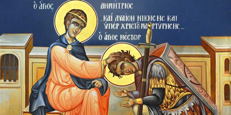 Alldaynews.gr Ο προστάτης των αθλητών και φίλος του Αγίου Δημητρίου γιορτάζει: Το θαύμα του Αγίου στο σημείο όπου σήμερα βρίσκεται το Καυτανζόγλειο Στάδιο