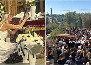 Alldaynews.gr Σπαραγμός στην επιμνημόσυνη δέηση για τον Ιωνά Καρούση, στα λευκά η σύντροφός του – «Είναι άδικο αυτό που έγινε»