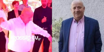 Ράγισαν τα πατώματα από τον Θανάση Κατερινόπουλο: Χόρεψε το πιο βαρύ ζεϊμπέκικο στον γάμο του κουμπάρου του, Πέτρου Κουσουλού (video)