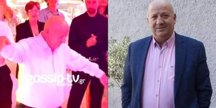 Ράγισαν τα πατώματα από τον Θανάση Κατερινόπουλο: Χόρεψε το πιο βαρύ ζεϊμπέκικο στον γάμο του κουμπάρου του, Πέτρου Κουσουλού (video)