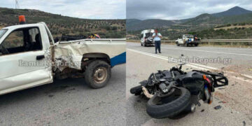 Alldaynews.gr Τραγωδία: Νεκρός δικυκλιστής – Καρφώθηκε σε καρότσα αγροτικού που βγήκε από παράδρομο