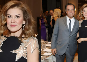 Επίδειξη πλούτου από την Ευγενία Μανωλίδου: Πόσο κοστίζει το star embellished Dsquared2 φόρεμα που φόρεσε σε δείπνο σε 5αστερο ξενοδοχείο