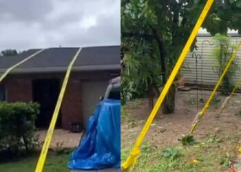 Τυφώνας Milton: Έσωσε το σπίτι του ο κάτοικος που το είχε δέσει με ιμάντες (video)