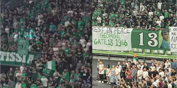 Alldaynews.gr Σάλος με το πανό φιλάθλων του Παναθηναϊκού για τον Γιώργο Λιάγκα