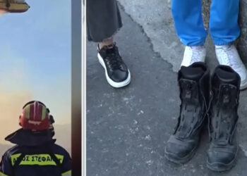 Απίστευτο: Οδηγός λεωφορείου κατέβασε εθελοντή πυροσβέστη – «Οι αρβύλες θα κάνουν ζημιά στο πάτωμα»