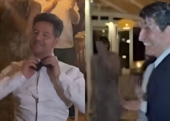 Σάκης Ρουβάς: Ξέφρενος χορός και συγκίνηση στο γάμο του αδελφού του