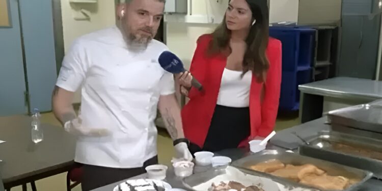 Alldaynews.gr Ο σεφ στο Τζάνειο έκανε το νοσοκομειακό φαγητό… γκουρμέ (video)