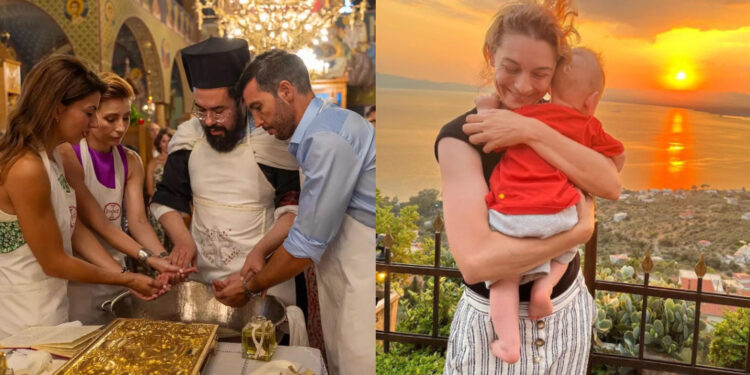 Alldaynews.gr Γιούλικα Σκαφιδά: Βάπτισε τον γιο της – Το υπέροχο διπλό όνομα που πήρε