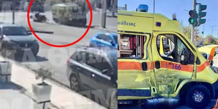 Alldaynews.gr Χαϊδάρι: Συγκλονιστικό βίντεο από στιγμή που το ασθενοφόρο συγκρούεται με τον μοτοσικλετιστή που έχασε τη ζωή του