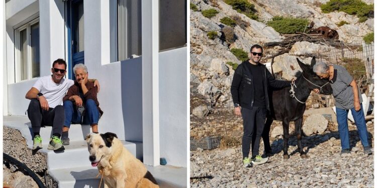 Alldaynews.gr Έφθασε στην Κίναρο και στην κυρά Ρηνιώ ο γαϊδαράκος που θα της κρατάει συντροφιά!