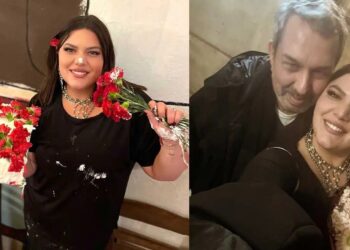 Δανάη Μπάρκα: Τα λαμπερά γενέθλια και η ανθοδέσμη από γυναίκα που σχολίασε η παρουσιάστρια