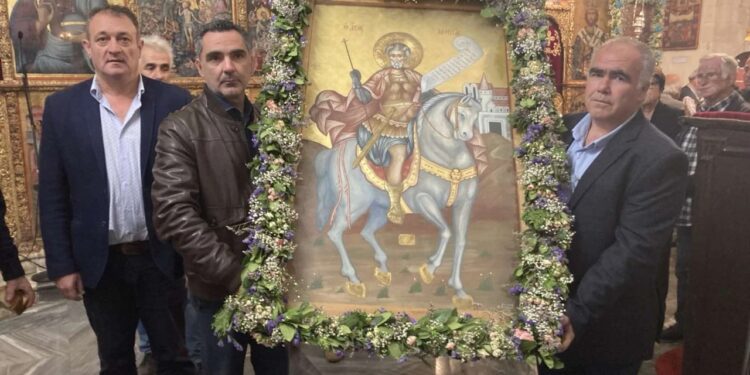 Alldaynews.gr Το Ηράκλειο γιορτάζει τον προστάτη του – Ο βίος και τα θαύματα του καβαλάρη του Μεγάλου Κάστρου