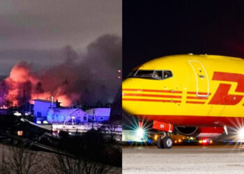Συνετρίβη αεροπλάνο της DHL κοντά στο αεροδρόμιο του Βίλνιους – Έπεσε σε διώροφο κτίριο κατοικιών