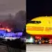 Συνετρίβη αεροπλάνο της DHL κοντά στο αεροδρόμιο του Βίλνιους – Έπεσε σε διώροφο κτίριο κατοικιών