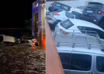 Μετά τη Βαλένθια και τη Βαρκελώνη πλημμύρισε και η Χιρόνα – Δεκάδες αυτοκίνητα παρασύρθηκαν από ορμητικά νερά