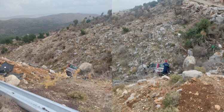 Alldaynews.gr Χίος: Απίστευτο τροχαίο με 97χρονο οδηγό – Έπεσε σε χαράδρα 10 μέτρων