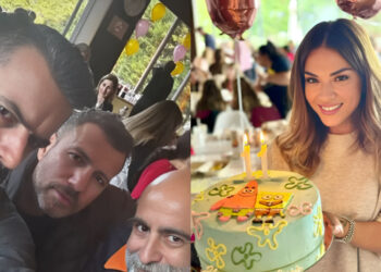 Βάσω Λασκαράκη – Γιάννης Τσιμιτσέλης: Μαζί στο πάρτι της κόρης τους, Εύας