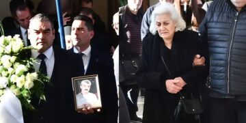 Δάκρυσαν όλοι – Θρήνος στην κηδεία του Δημήτρη Ήμελλου