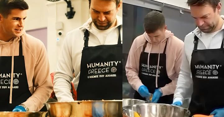 Alldaynews.gr Στέφανος Κασσελάκης και Τάιλερ Μακμπέθ καθαρίζουν καρότα παραμονή Χριστουγέννων για καλό σκοπό