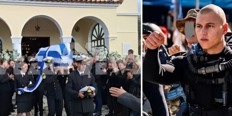 Alldaynews.gr Ανείπωτος θρήνος στην Πρέβεζα: Το τελευταίο αντίο στον 21χρονο καταδρομέα