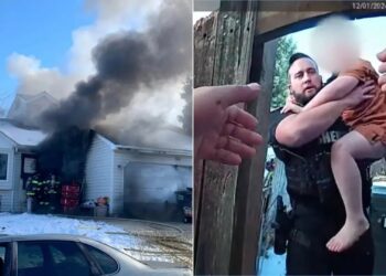 «Είναι ο ήρωάς μας»: 8χρονος με σύνδρομο Down έσωσε την αδελφή του όταν ξέσπασε φωτιά στο σπίτι τους – Βίντεο από την διάσωση