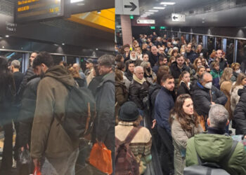 Βούλιαξε από κόσμο το Mετρό της Θεσσαλονίκης και… φράκαρε