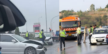 Alldaynews.gr Σοβαρό τροχαίο με καραμπόλα πέντε οχημάτων σε φανάρι στη Θεσσαλονίκη