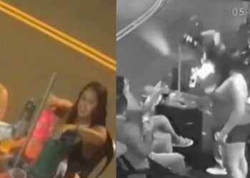 Θάνατος σοκ on air: Κάμερα καταγράφει μηχανή που παρασέρνει κοπέλα που κάθεται σε καφετέρεια! (video)