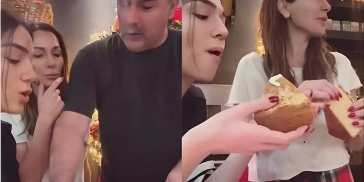 Δέσποινα Βανδή: Ο Βασίλης Μπισμπίκης έκοψε τη βασιλόπιτα του σπιτιού μαζί με την Μελίνα Νικολαΐδη