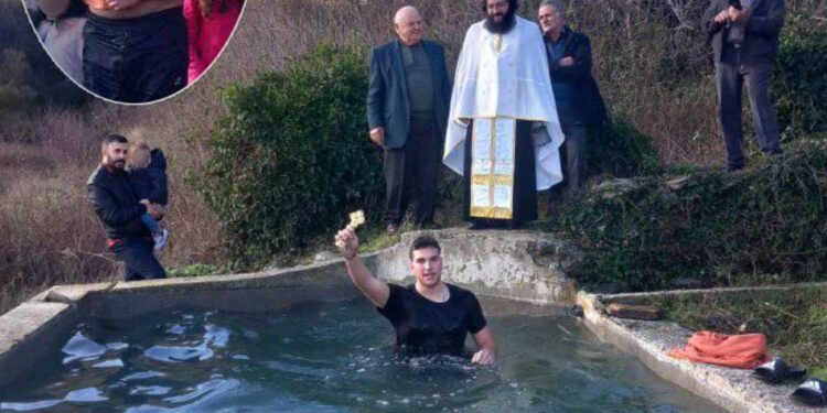 Alldaynews.gr O Μάριος βούτηξε σε στέρνα για να πιάσει τον Σταυρό