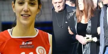 Alldaynews.gr Κηδεία Μαργαρίτας Οικονομοπούλου: Υποβασταζόμενη η μητέρα της 34χρονης αθλήτριας στο τελευταίο «αντίο»