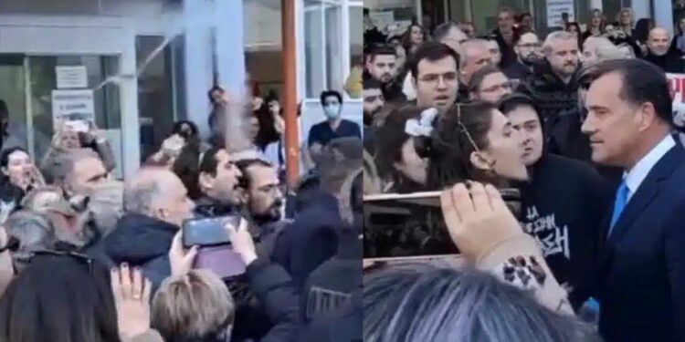 Alldaynews.gr Μπουγέλωσαν τον Άδωνι Γεωργιάδη στην Άρτα